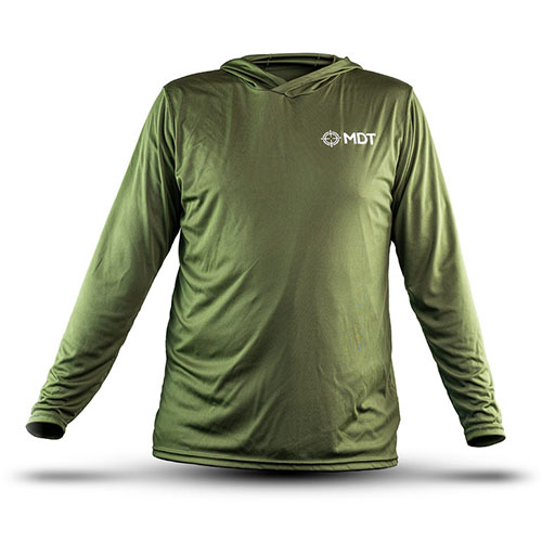 Mantieni la freschezza e la comodità con la MDT Sun Shirt Hoodie, realizzata in Dry-Excel polyester leggero e resistente agli odori, ideale per le giornate di sole.